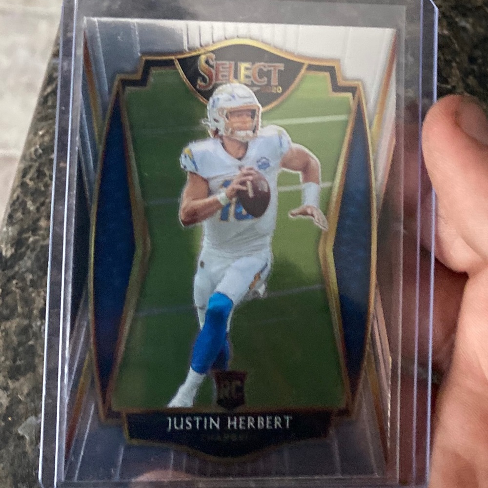 Justin Herbert rookie select card